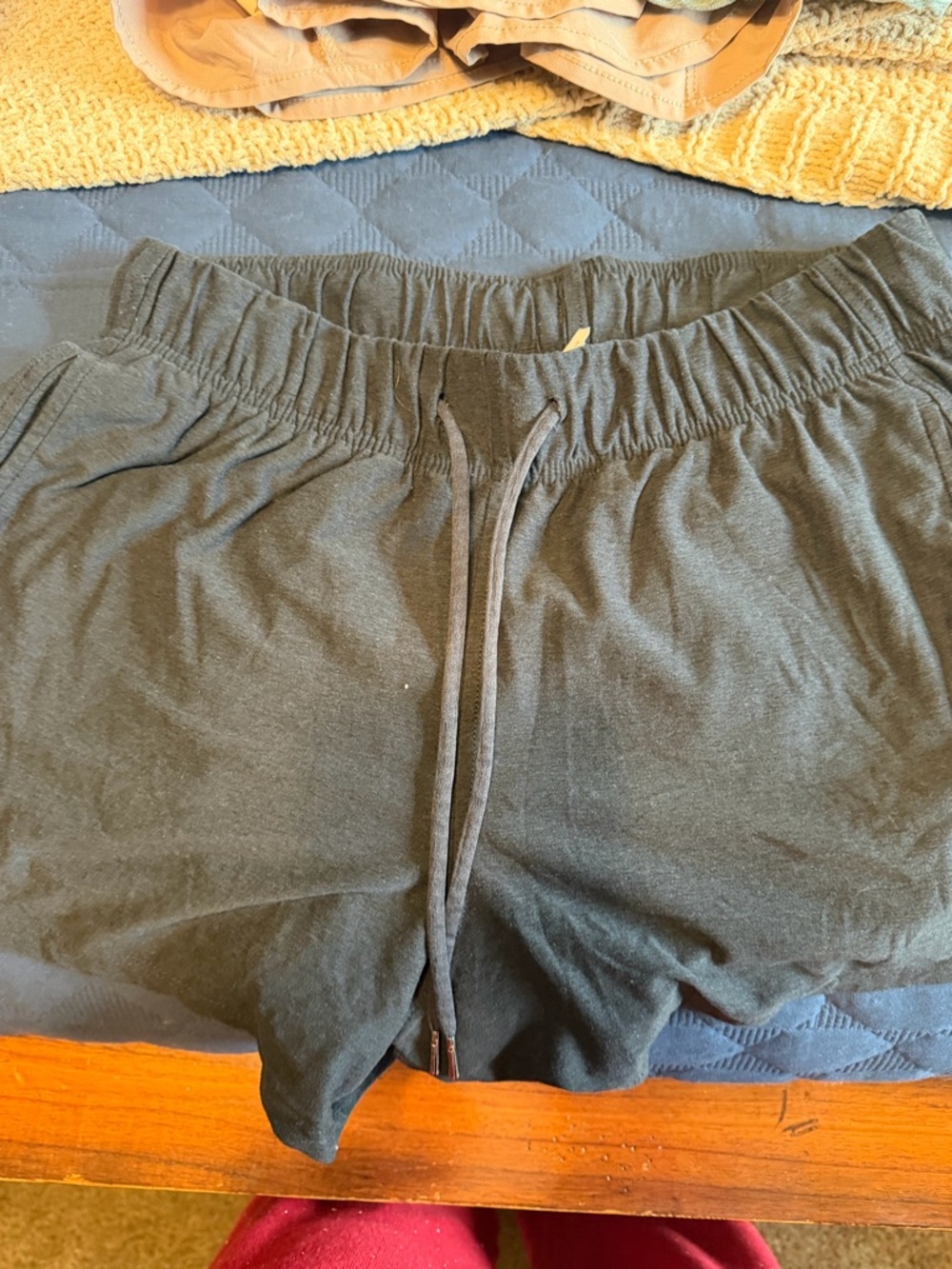 Women’s Black Drawstring Lounge Shorts